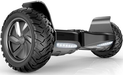 8.5" All Terrain Off Road Hoverboard Segway Hummer SUV Black Grey Colour