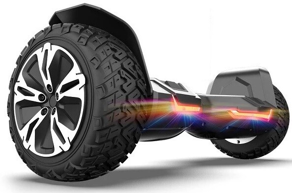G2 WARRIOR PRO 8.5" All Terrain Off Road Hoverboard Segway by Gyroor in Black