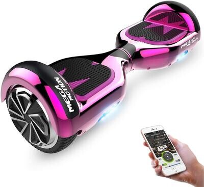Chrome Rose Pink 6.5 Hoverboard Electric Segway Scooter