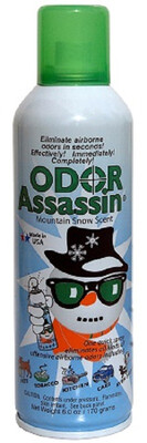 Odor Assassin Fine-Mist Spray 6 oz - Mountain Snow