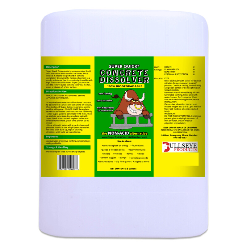 Super Quick Concrete Dissolver - 5 Gal. Pail