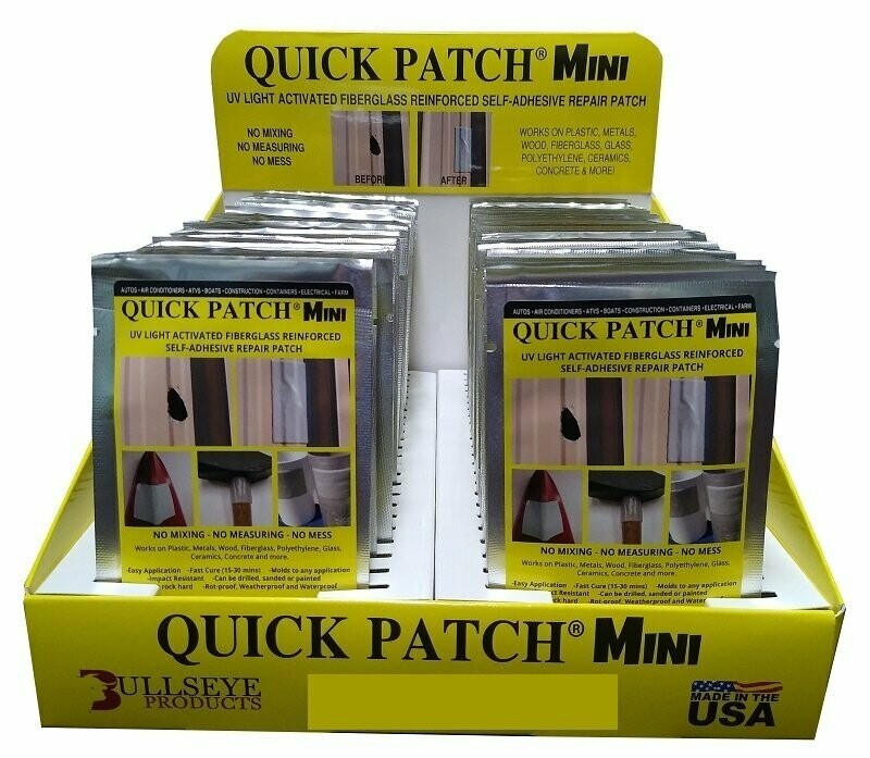 UV Light Activated Fiberglass Reinforced Self Adhesive Repair Patch Quick Patch 