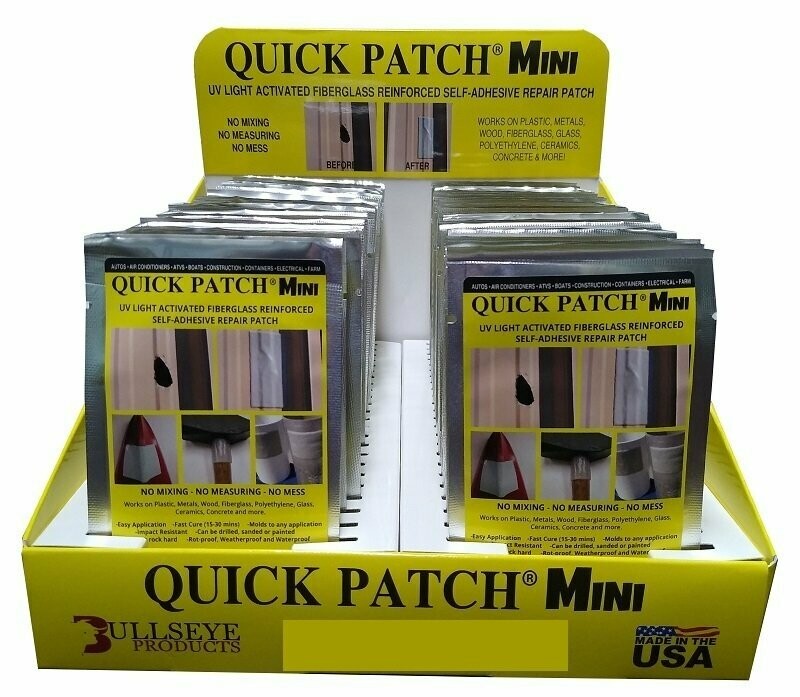 Quick Patch Mini  - (48) 2"x 3" Patches - Case & Display
