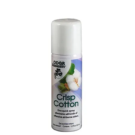 Odor Assassin Travel Size Pump Spray 2.2oz - Crisp Cotton Odor Assassin Travel Size Pump Spray 2.2oz - Crisp Cotton