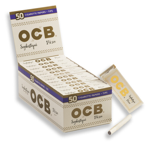 ​OCB Sophistique 1-1/4 Size Rolling Papers with Tips