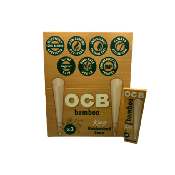 OCB Bamboo Pre-Rolled King Size Cones