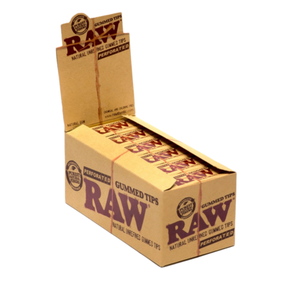 RAW PERFORATED GUMMED TIPS