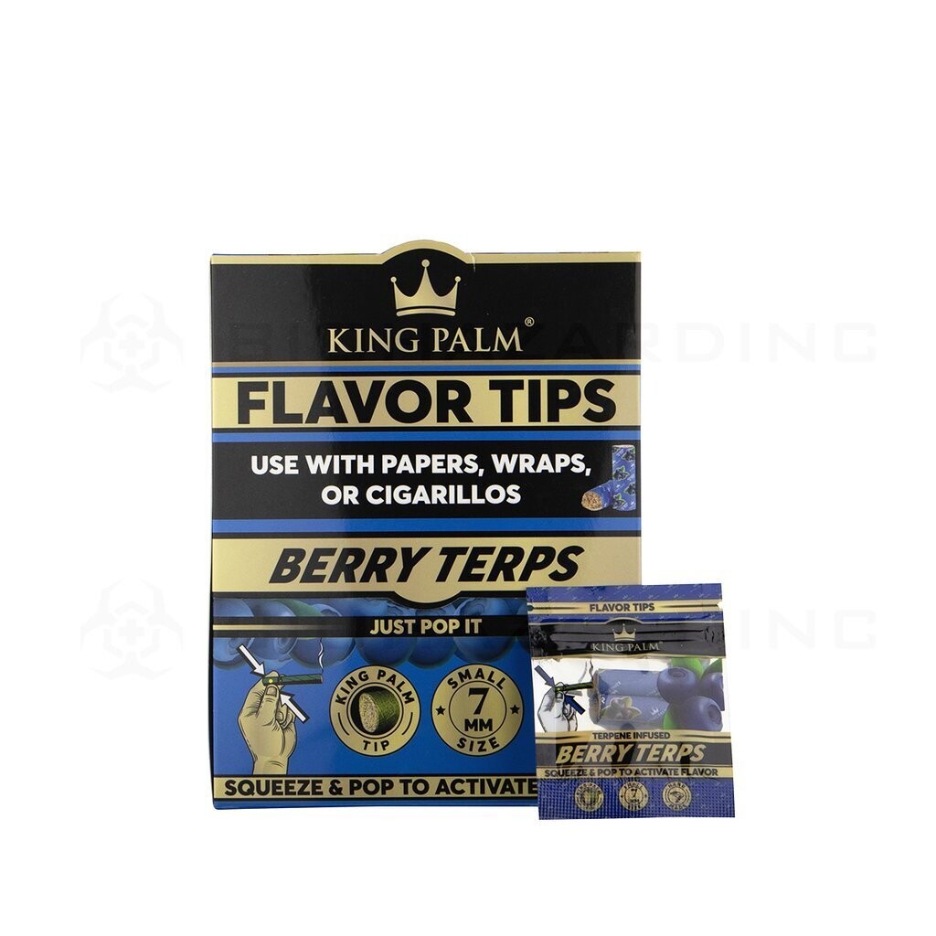 KING PALM 2 FLAVORED FILTERS- BERRY TERPS