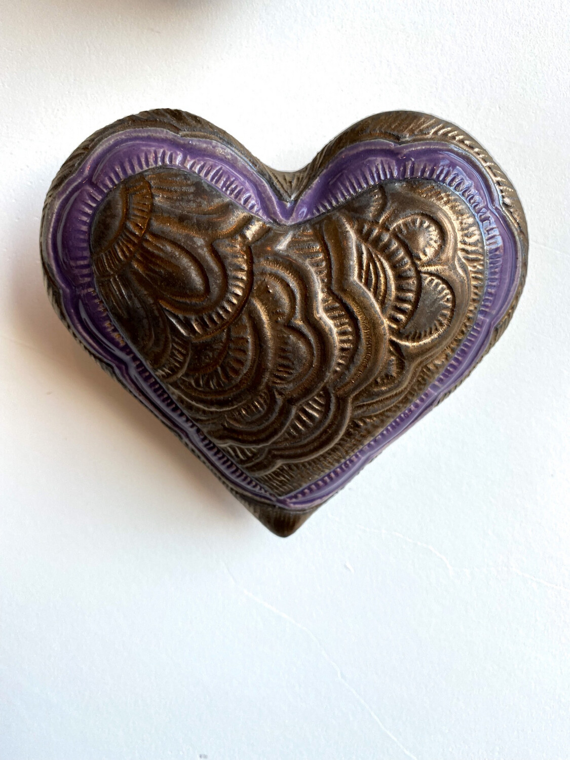 Rebecca Blume Ceramic Heart Wall Decor