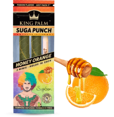 King Palm Suga Punch Fighter Edition 2pk Minis