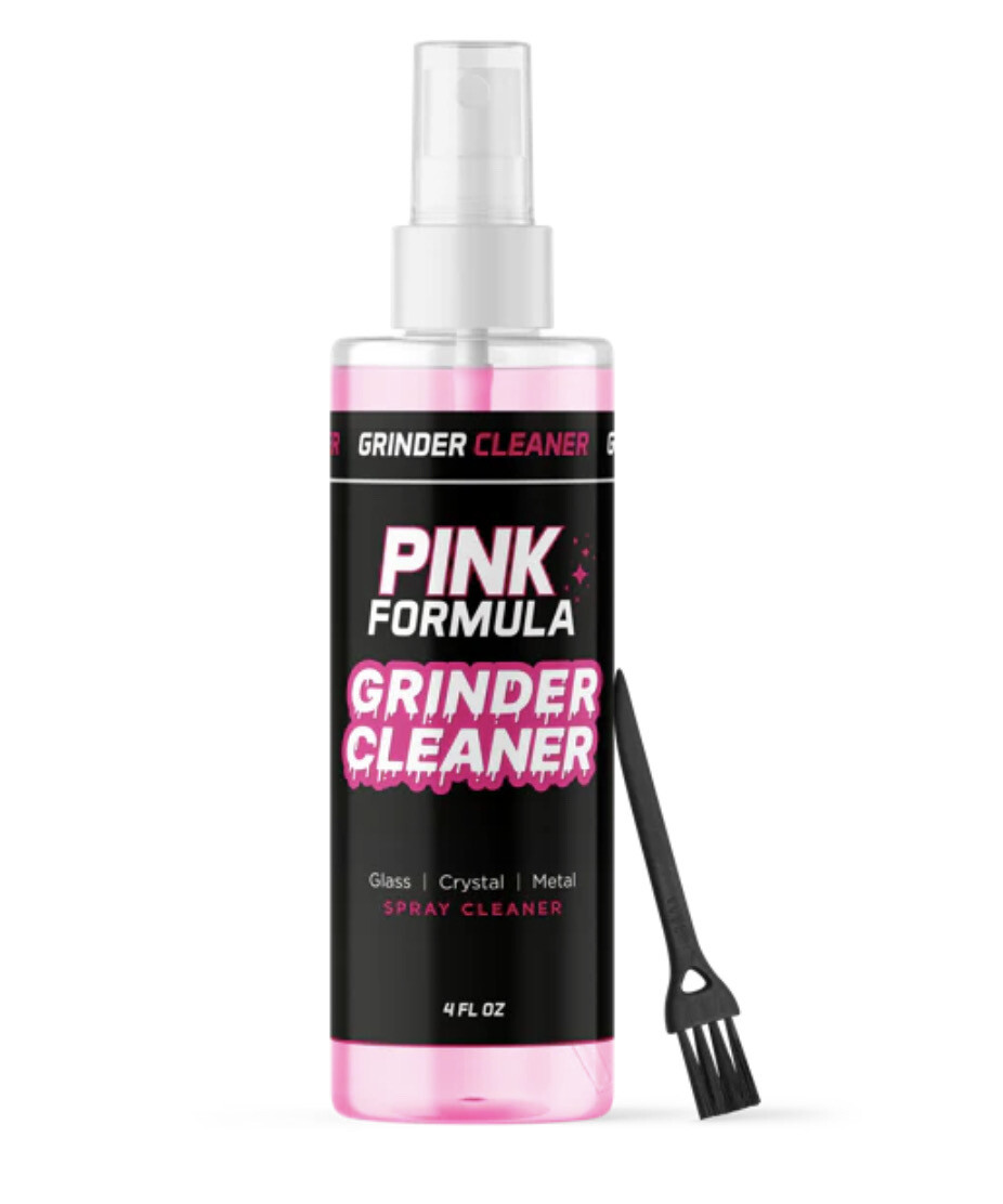 Pink Formula Grinder Cleaner - 4oz - w/Small Brush