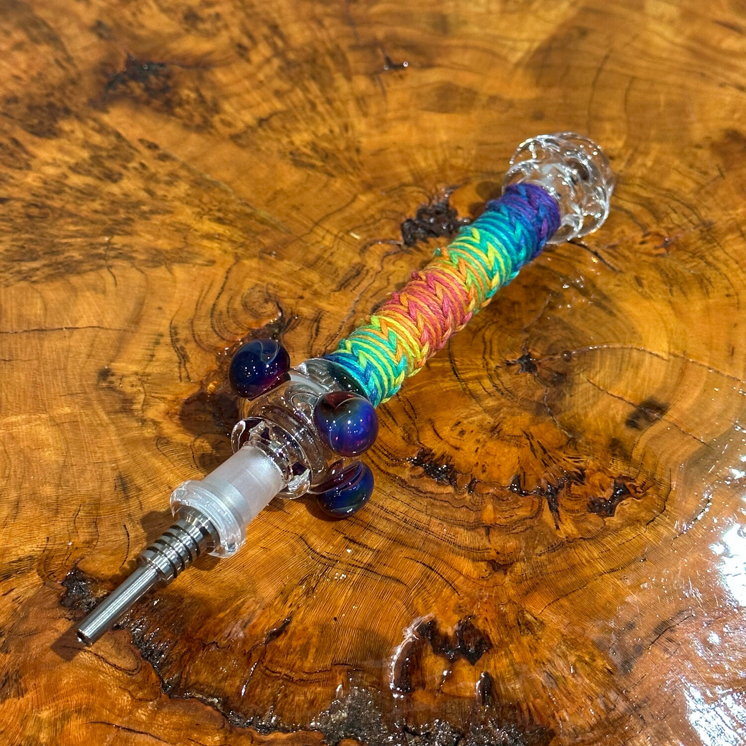Multiverse Glass Hemp Wrapped Nectar Collector
