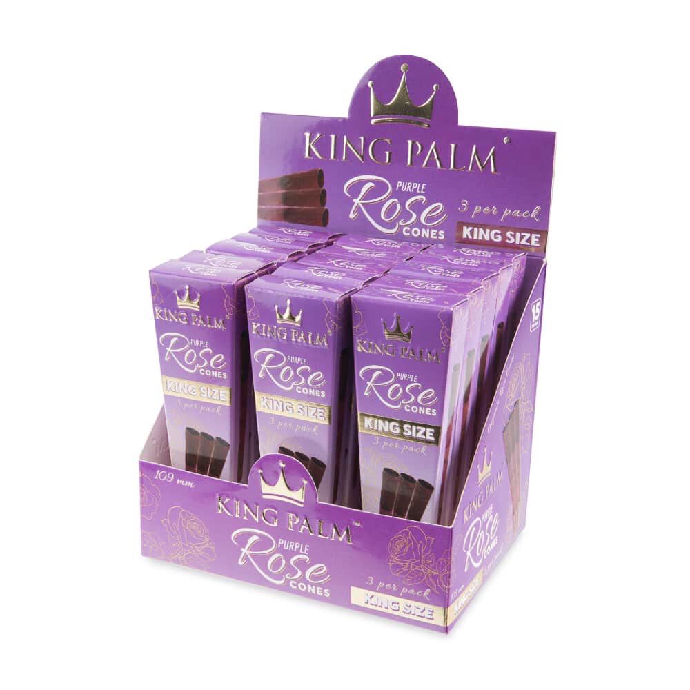 King Palm Purple Rose Cones 3pk King Size
