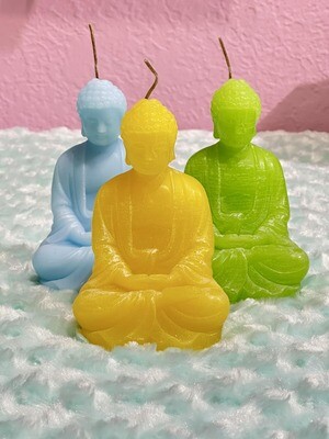 Queen Flower Therapy Beeswax Buddha Candles