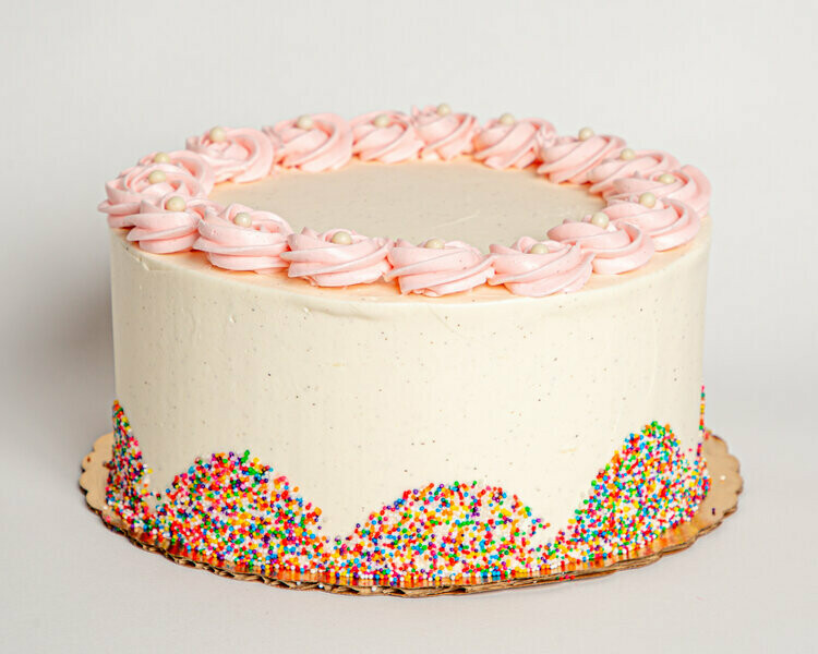 Vanilla Sprinkle Cake