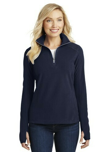 L224 Port Authority Ladies Microfleece 1/2 Zip Pullover