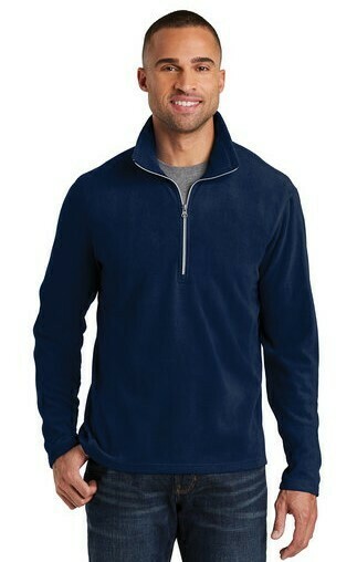 F224 Unisex Port Authority Microfleece 1/2 Zip Pullover