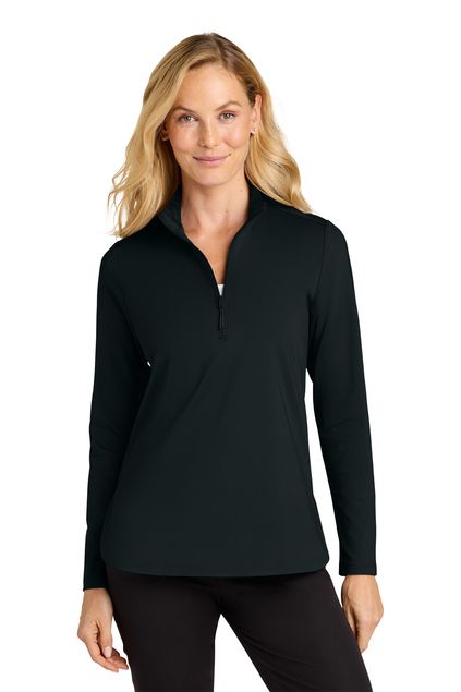 Port Authority® Women's C-FREE® Double Knit 1/4-Zip