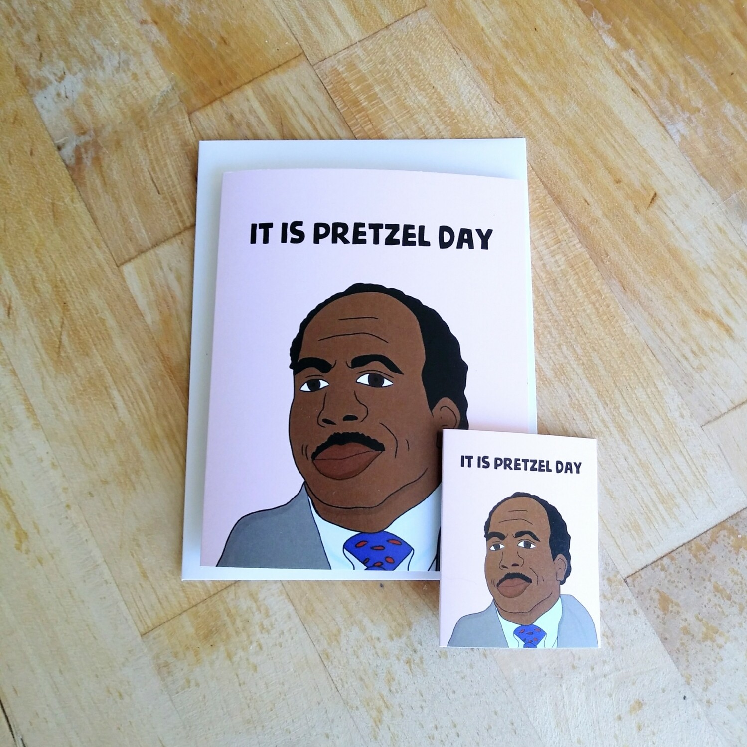 Greeting Card: Stanley / "It is Pretzel Day"