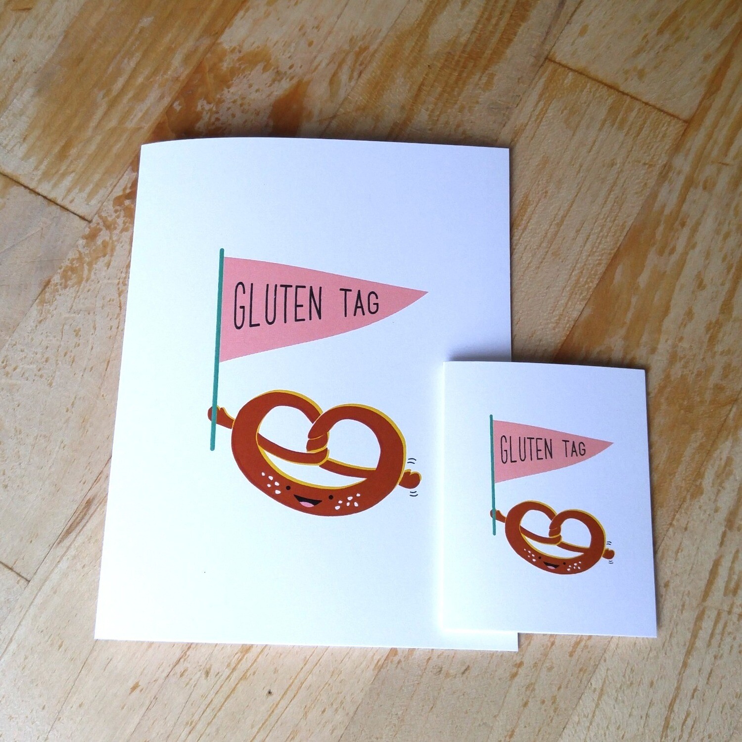 Greeting Card: "Gluten Tag"