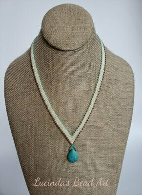 Turquoise Magnesite Pendant Necklace