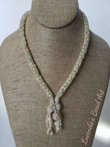 Snow Queen or Snowballs Necklace