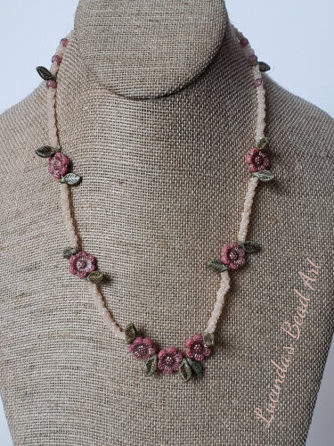 Wild Rose Coin Necklace