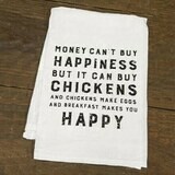 Money Can&#39;t Buy Happiness Hand Towel