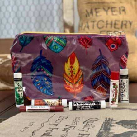 Feather Cosmetic Bag