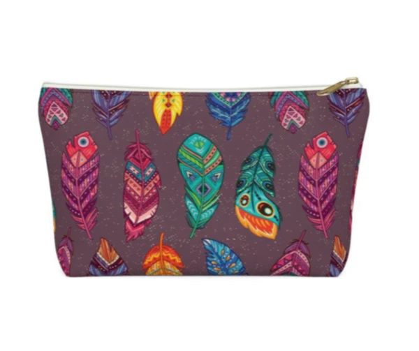 Feather Cosmetic Bag
