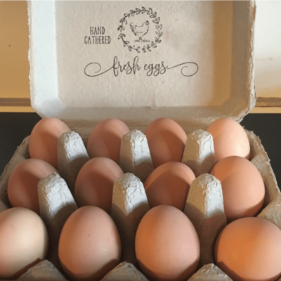 Egg Cartons, Labels and Stamps