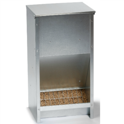 Galvanized High Capacity Poultry 25-Pound Feeder