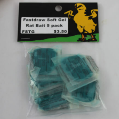 Fastdraw Soft Gel Rat Bait, 5-pack
