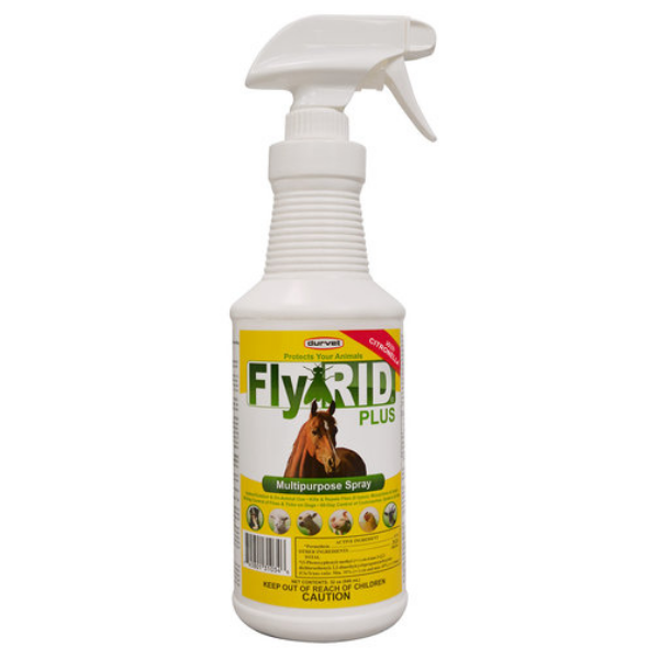 Durvet FlyRid Plus Spray, 32-ounce
