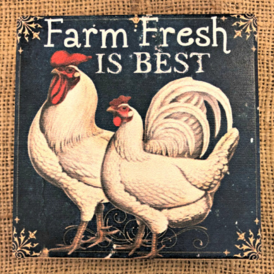 Farm Fresh is Best Coaster Set