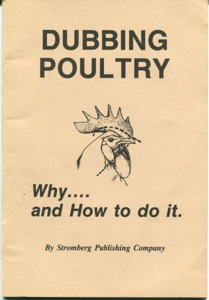 Dubbing Poultry: Why and How To Do It