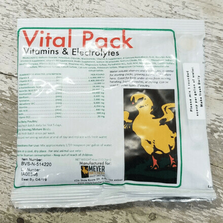 Vital Pack 4-oz, Non-Meat Birds