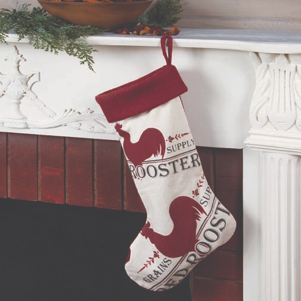 Red Rooster Stocking