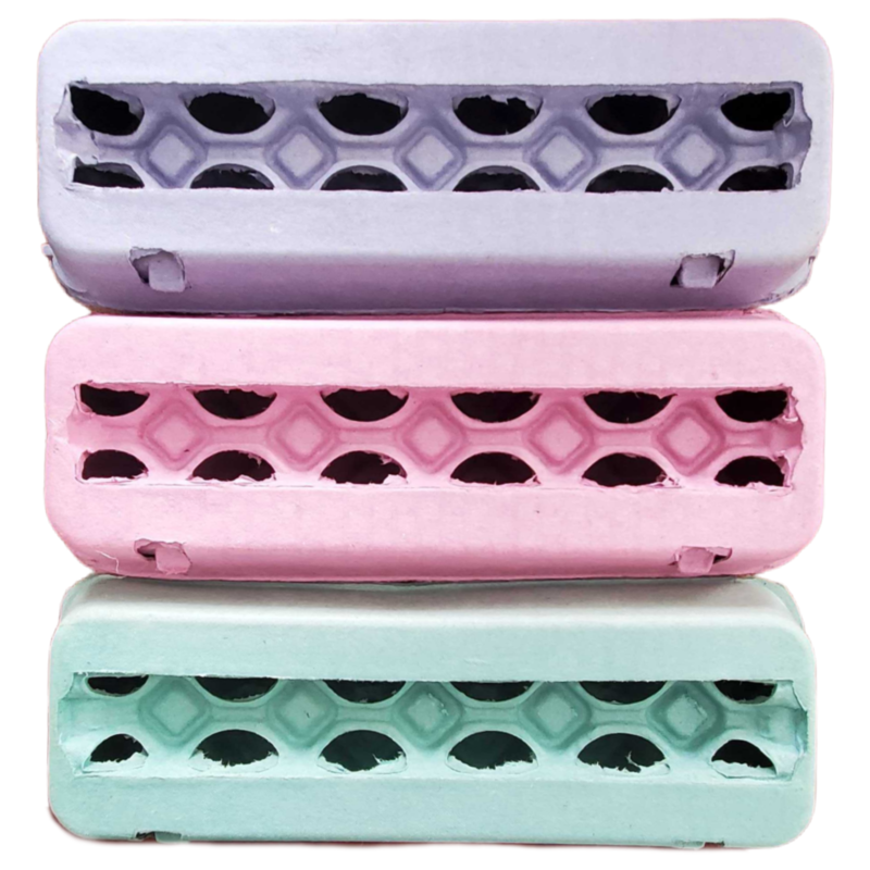 Assorted Colored Egg Cartons