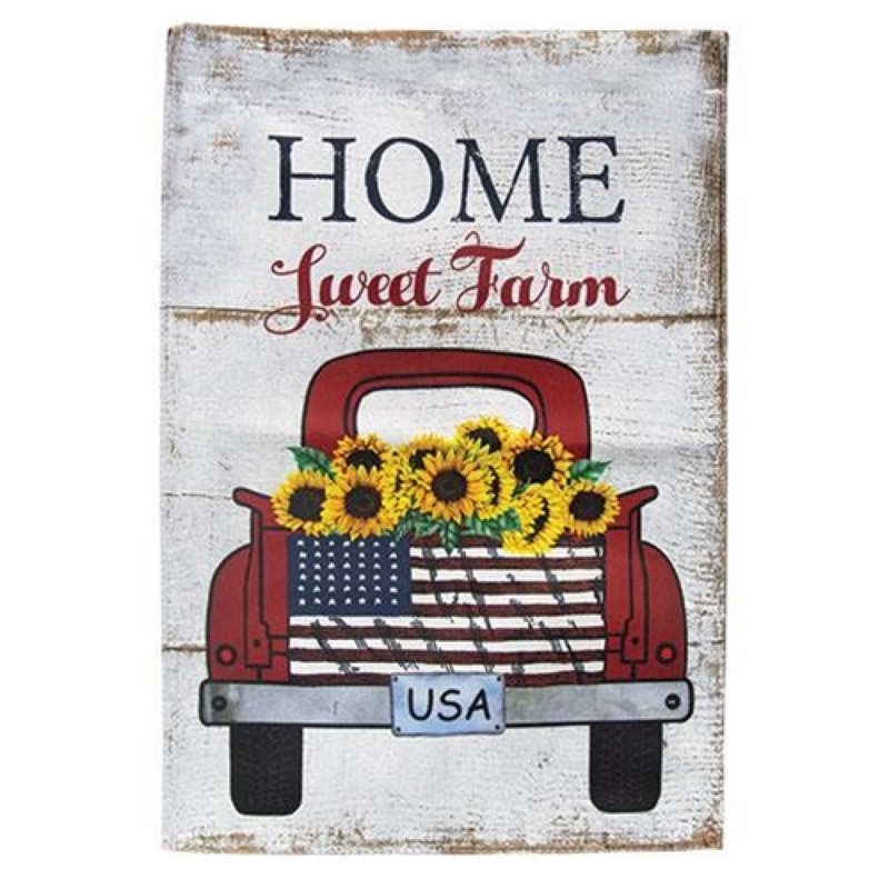 Home Sweet Farm Garden Flag