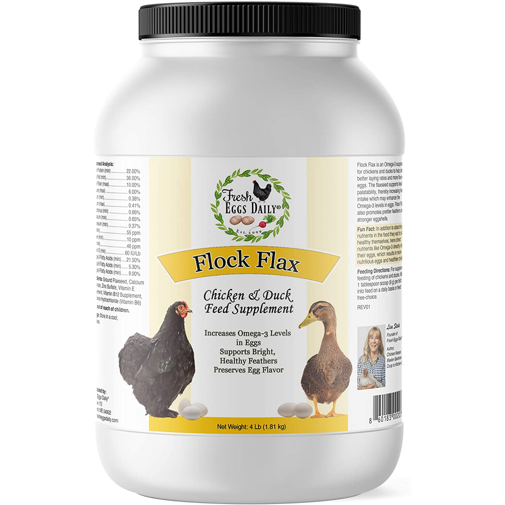 Fresh Eggs Daily Flock Flax 4-pounds