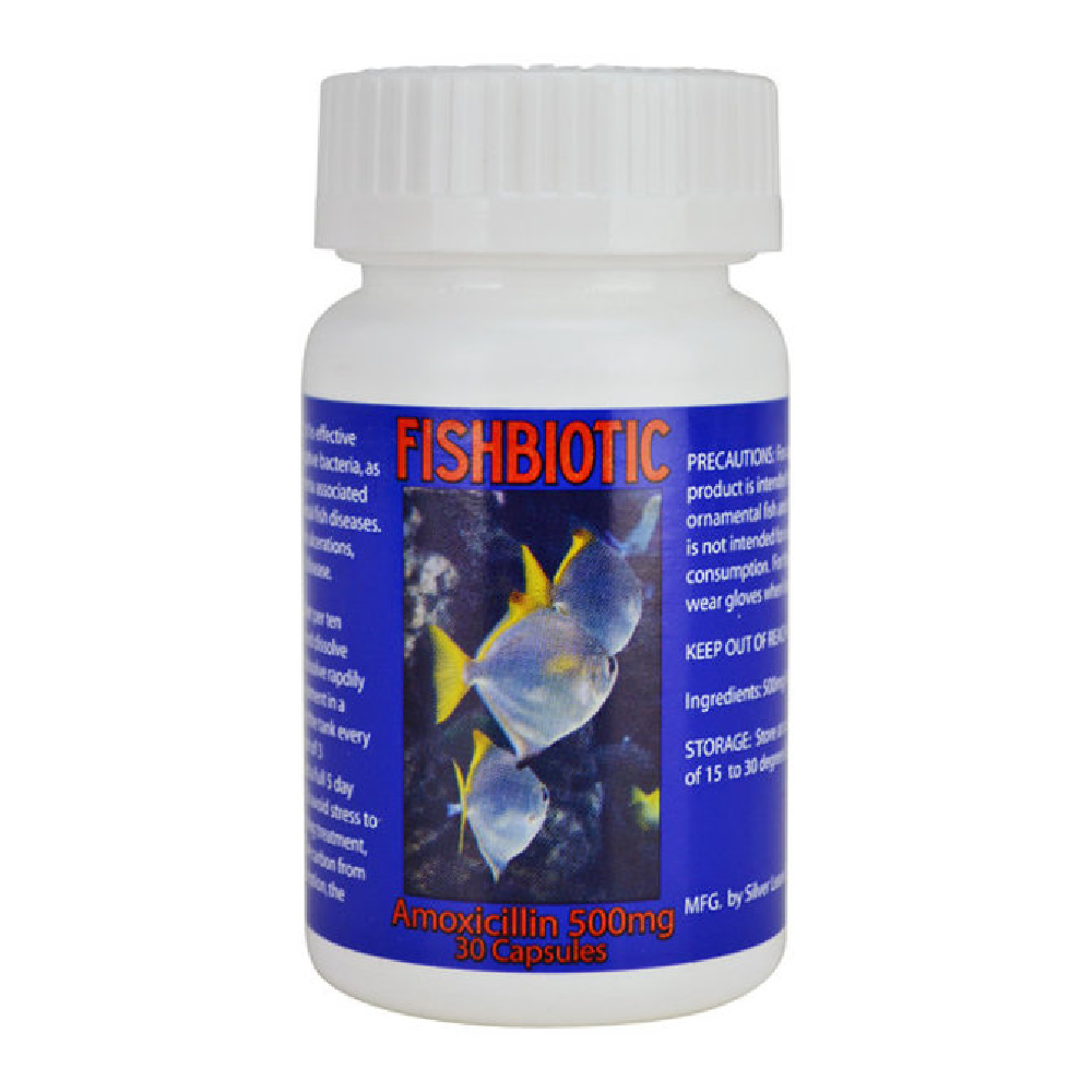 Fishbiotic Amoxicillin 500mg, 30-Count