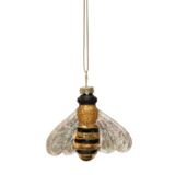 Glass Bee Ornament