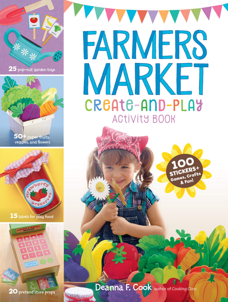 Farmer's Market Create and Play Activity Book