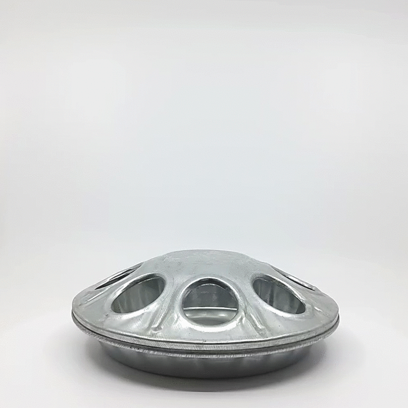 Galvanized 8-Hole Round Feeder
