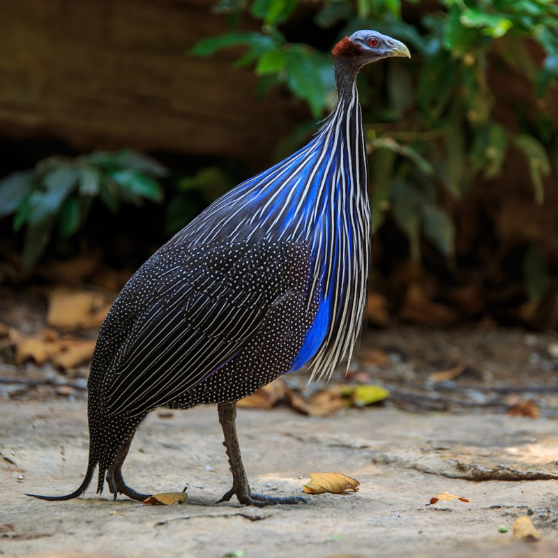Vulturine Guinea Fowl Juvenile Pair