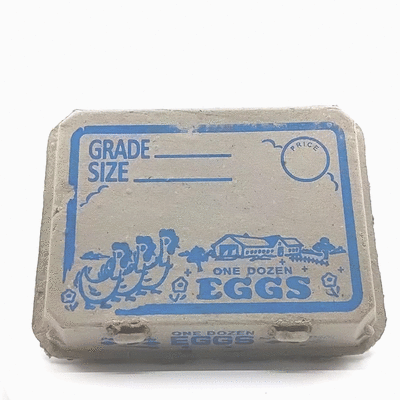 Vintage Style Egg Cartons