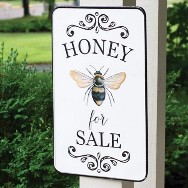 Honey for Sale Metal Sign