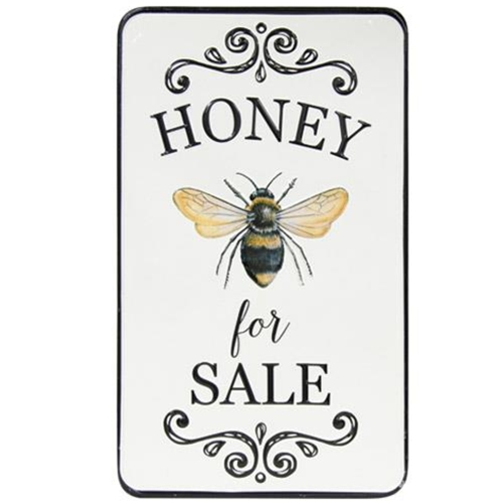 Honey for Sale Metal Sign