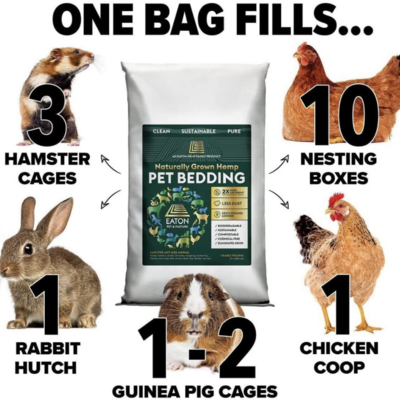 Hemp Bedding, 8-pounds